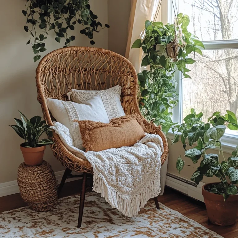 rotan-boho-fauteuil-met-kussens-en-plaid