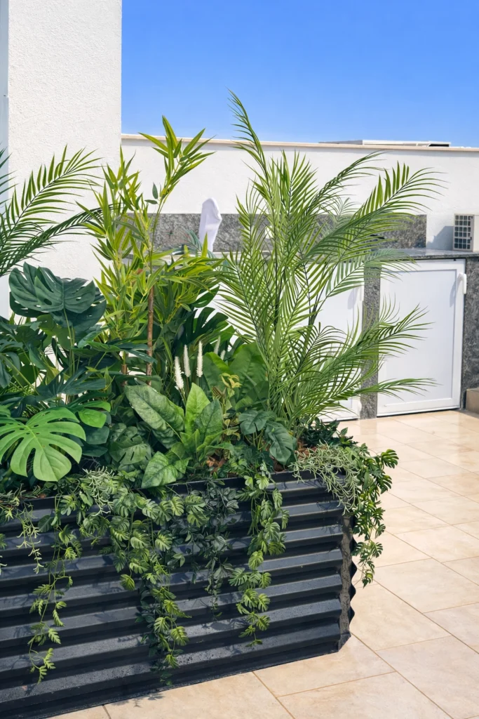 Plantenbak bovenwoning Belich