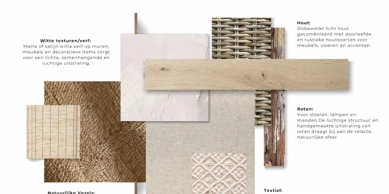 Naturel-Boho-Stijl-materiaal-bord